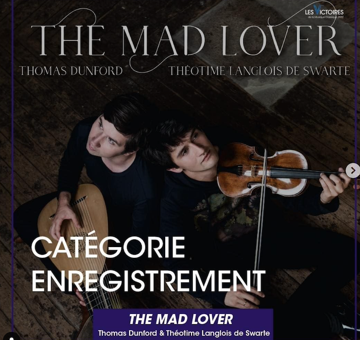 «The Mad Lover» – Grabación Nominada a las Victoires de la Musique